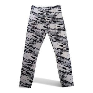 Zyia High-Waist Black & White Print Leggings Size 6